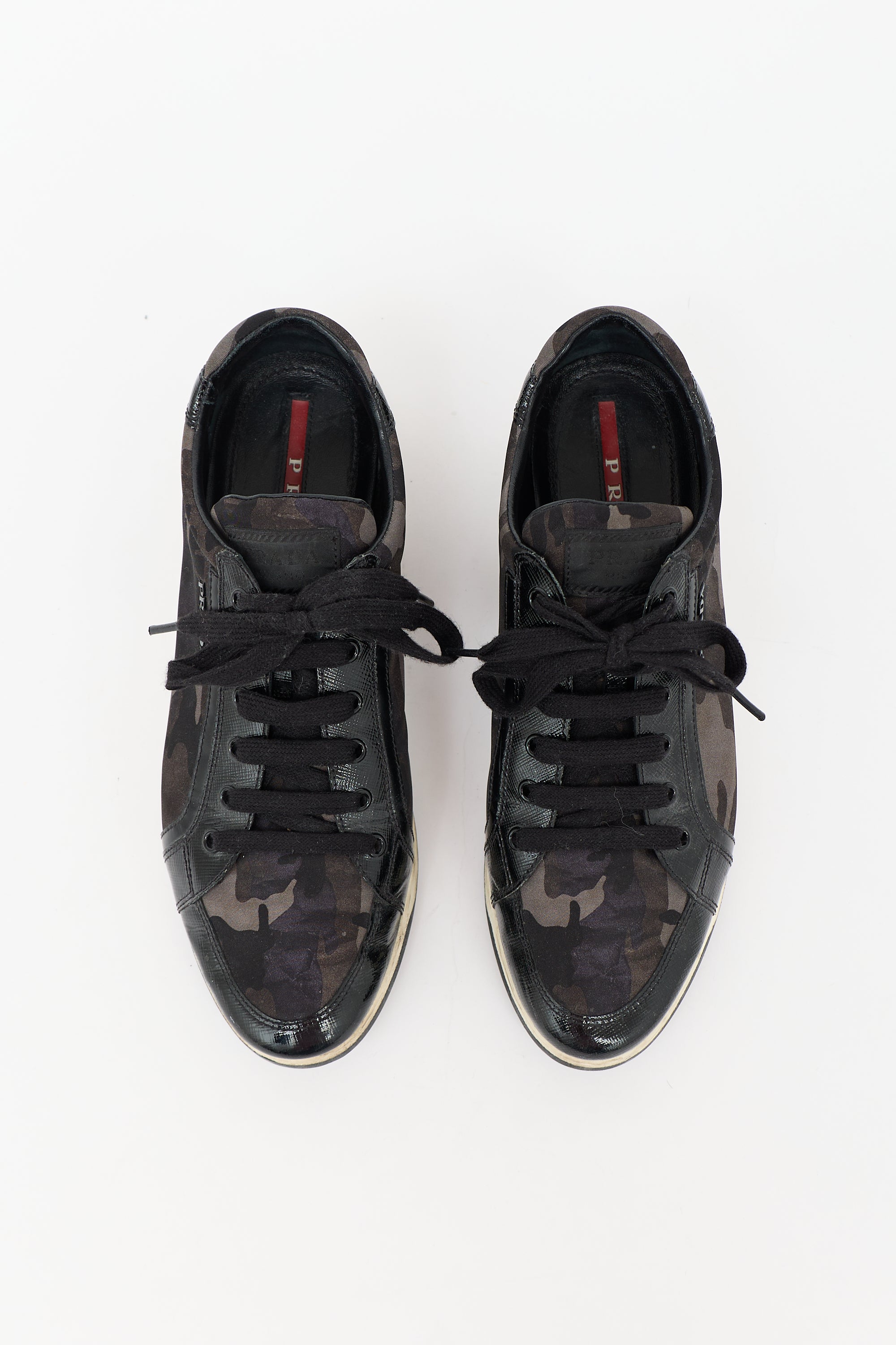 Prada Nylon Printed Sneaker