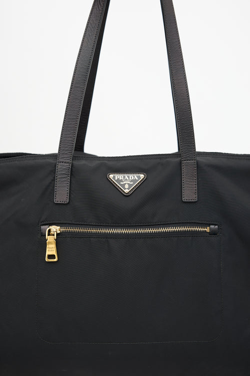 Prada Nylon Two Way Tote Bag