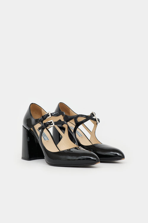 Prada Patent Leather Mary-Jane Pump