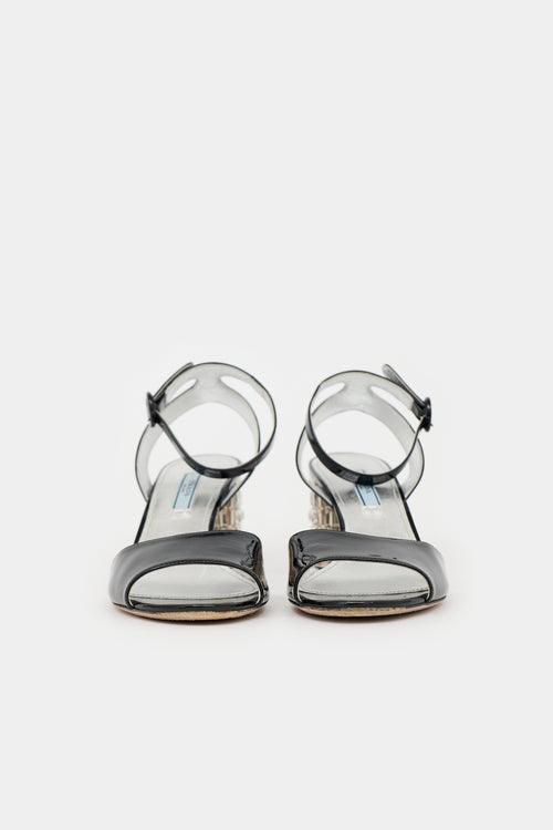 Prada Patent Leather  Sandal