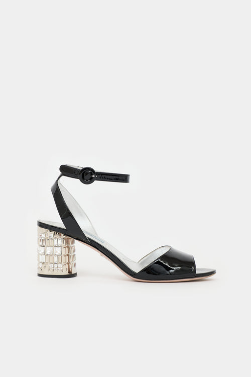 Prada Patent Leather  Sandal