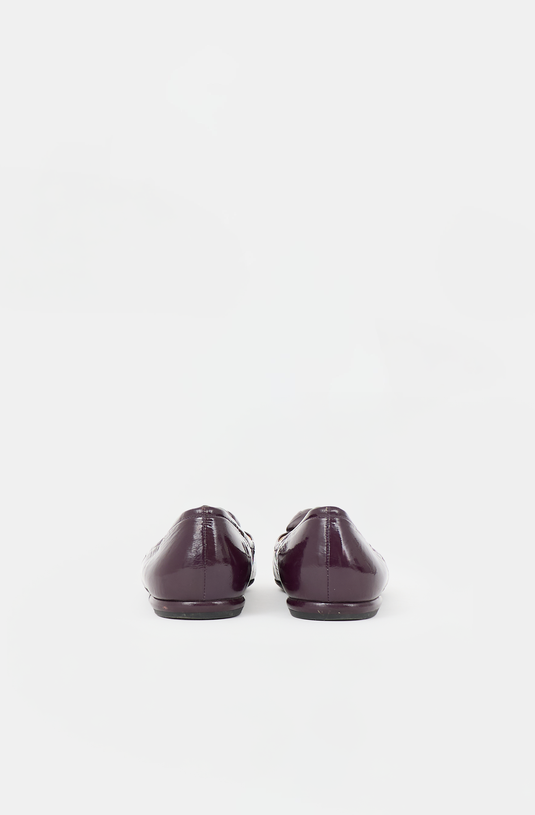 Prada Patent Rosette Flat