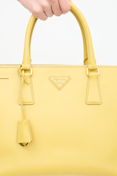 Prada Patent Saffiano Leather Galleria Bag