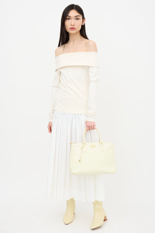 Prada Patent Saffiano Leather Galleria Bag