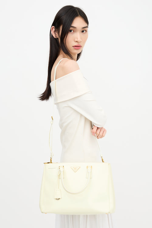 Prada Patent Saffiano Leather Galleria Bag