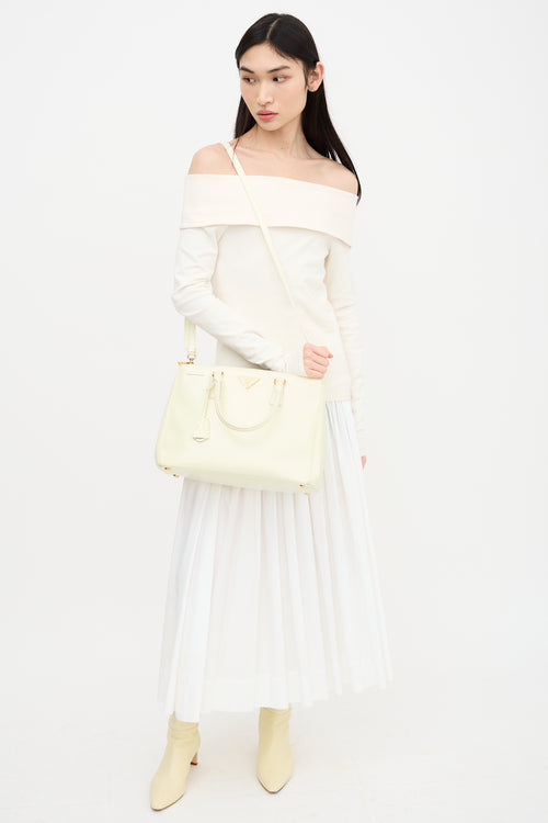 Prada Patent Saffiano Leather Galleria Bag