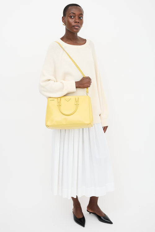 Prada Patent Saffiano Leather Galleria Bag