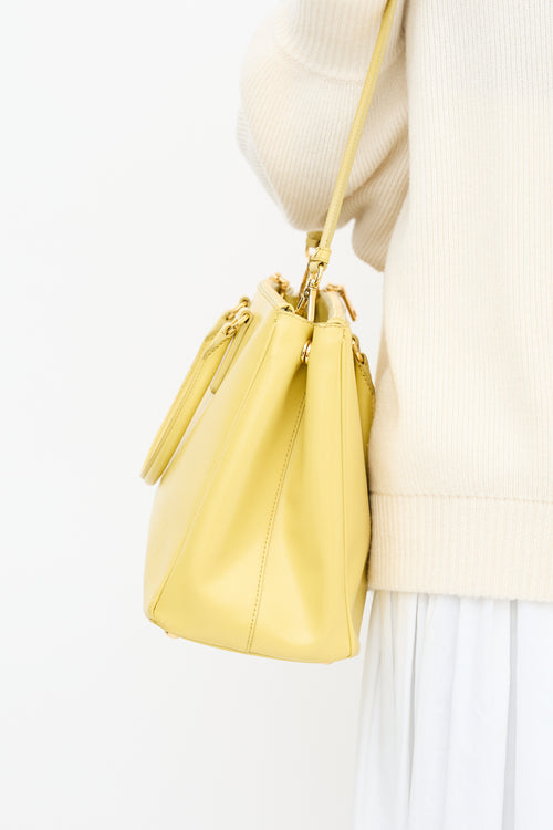 Prada Patent Saffiano Leather Galleria Bag