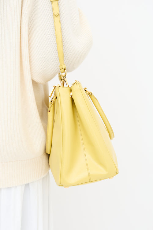 Prada Patent Saffiano Leather Galleria Bag
