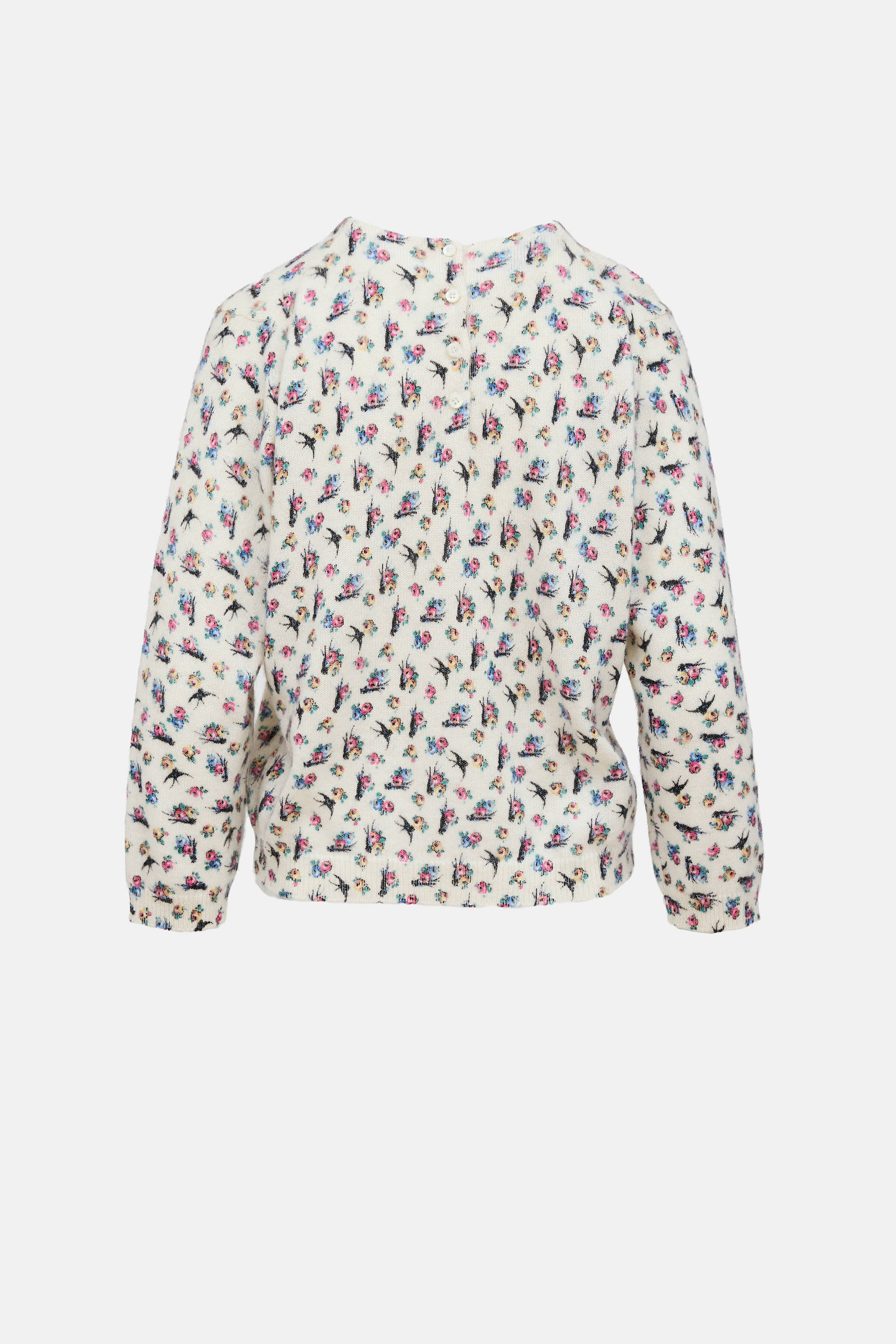 Prada Wool Floral Knit Sweater
