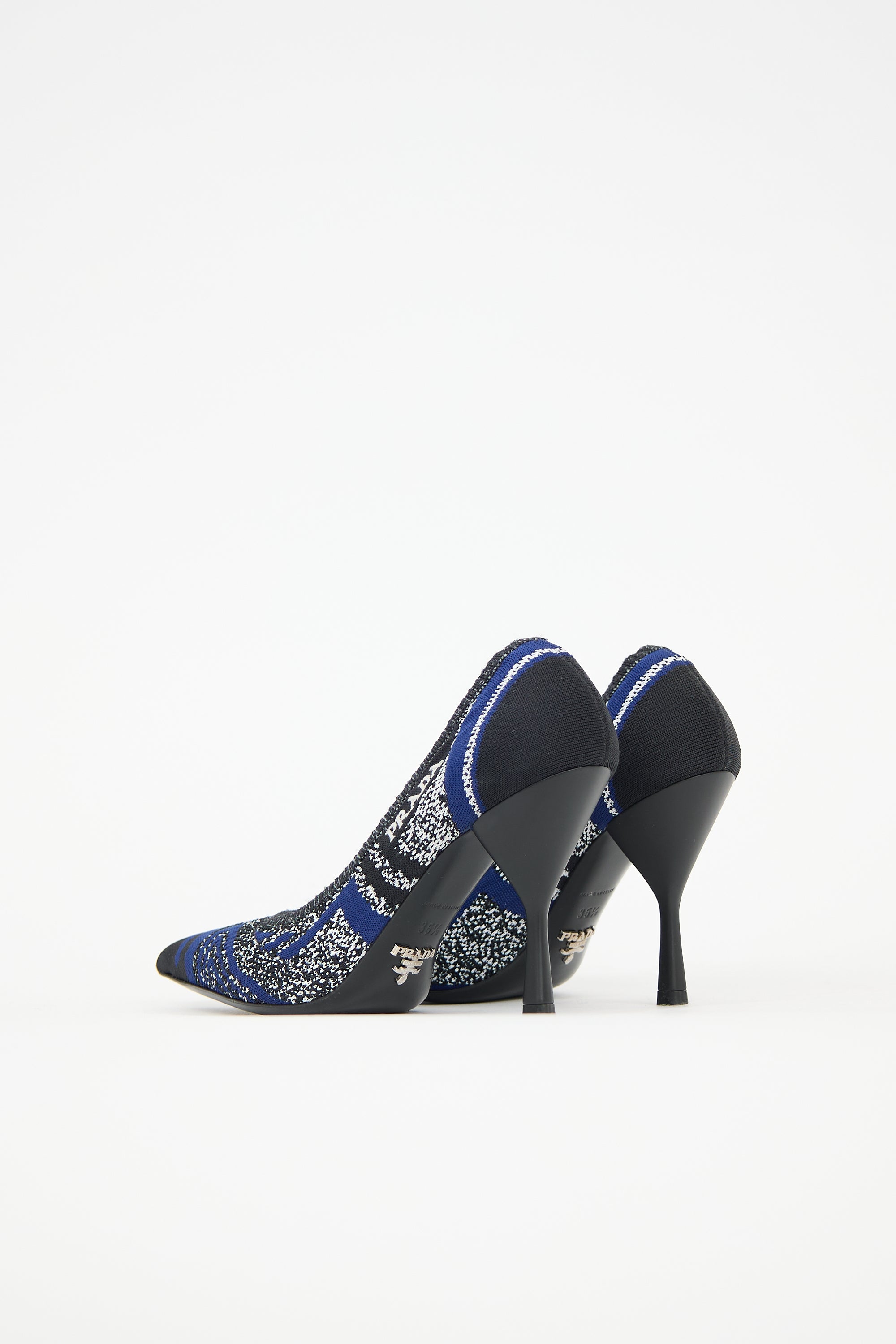 Prada Patterned Knit Pump