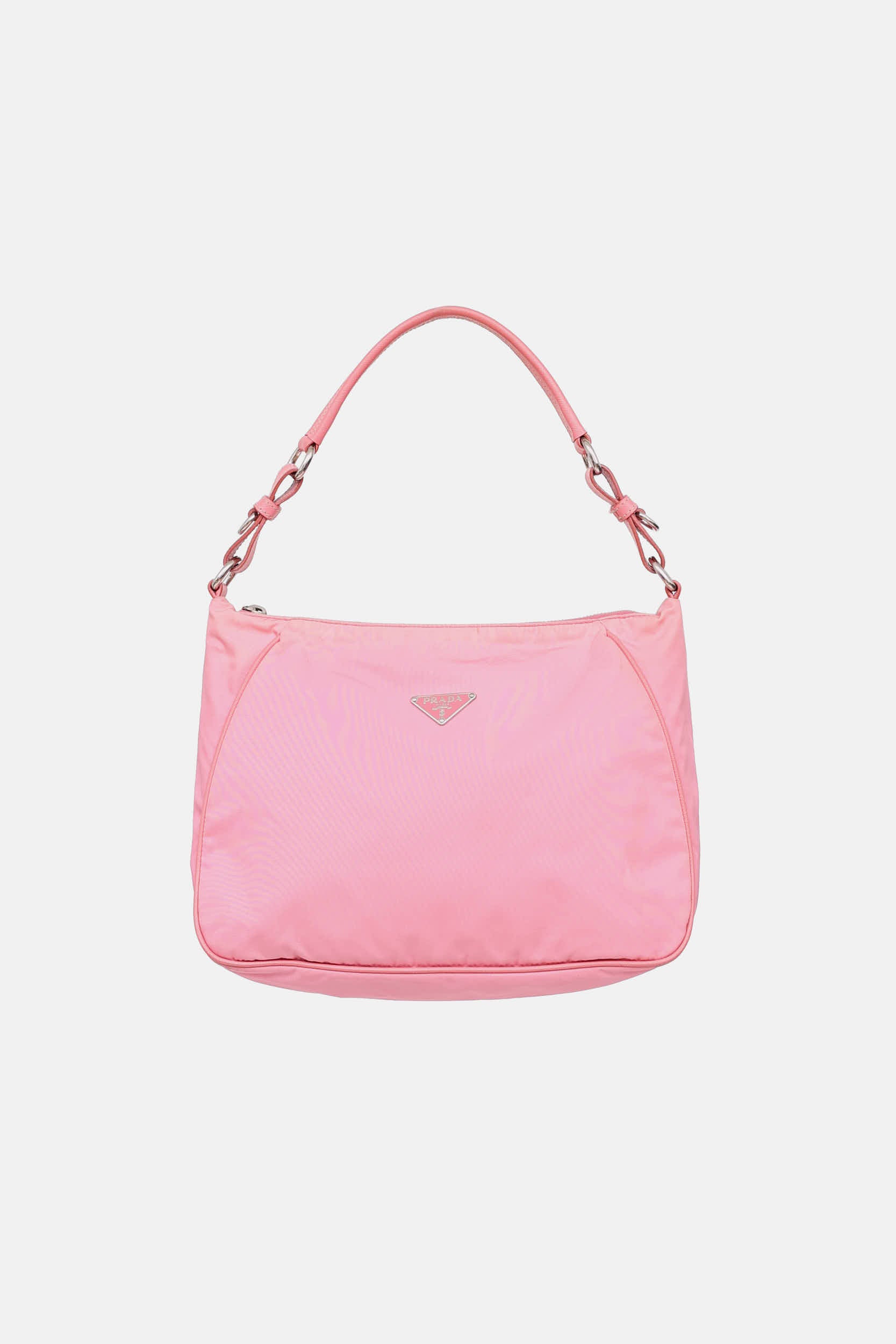 Prada Nylon & Saffiano Leather Shoulder Bag