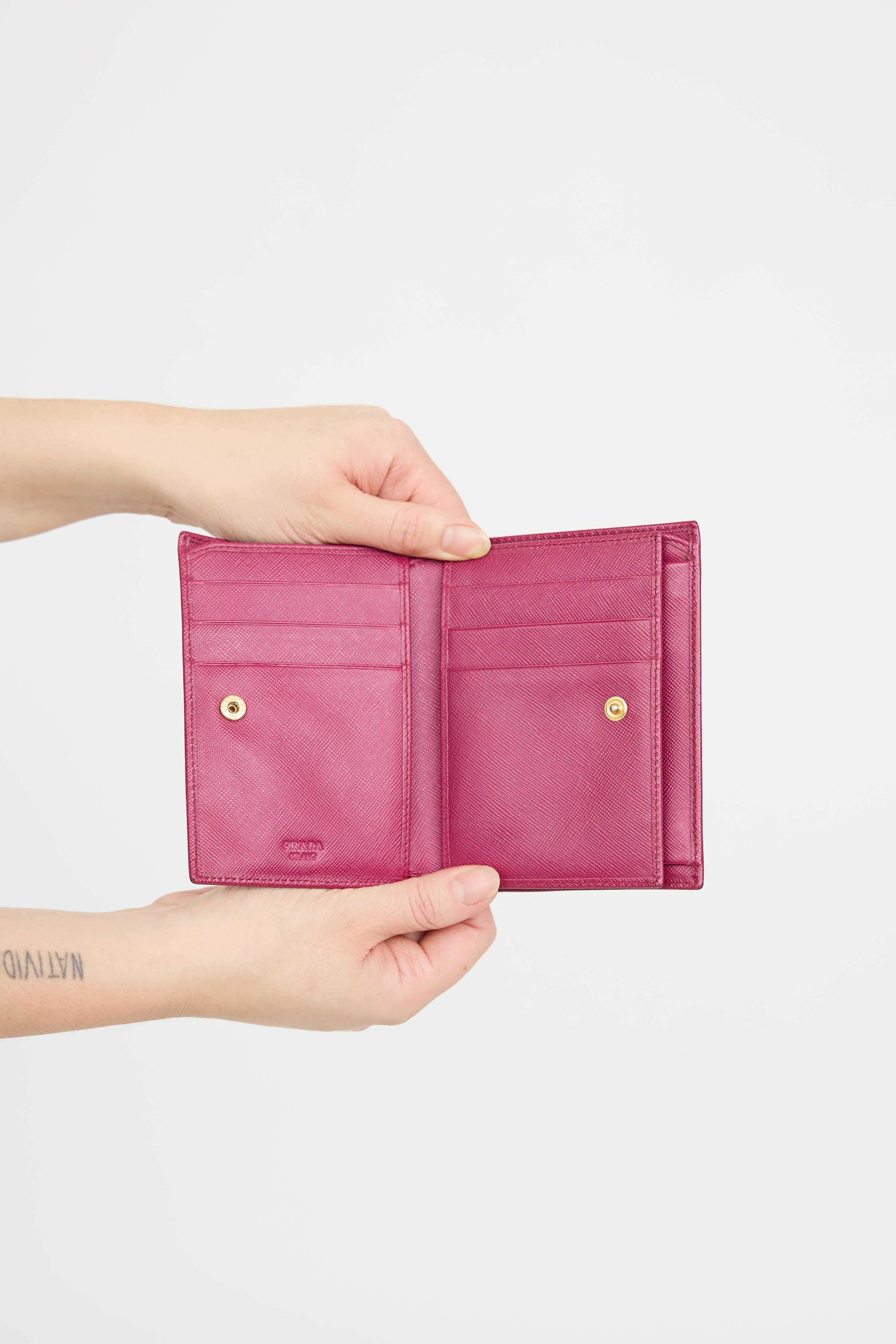 Prada Saffiano Bifold Wallet