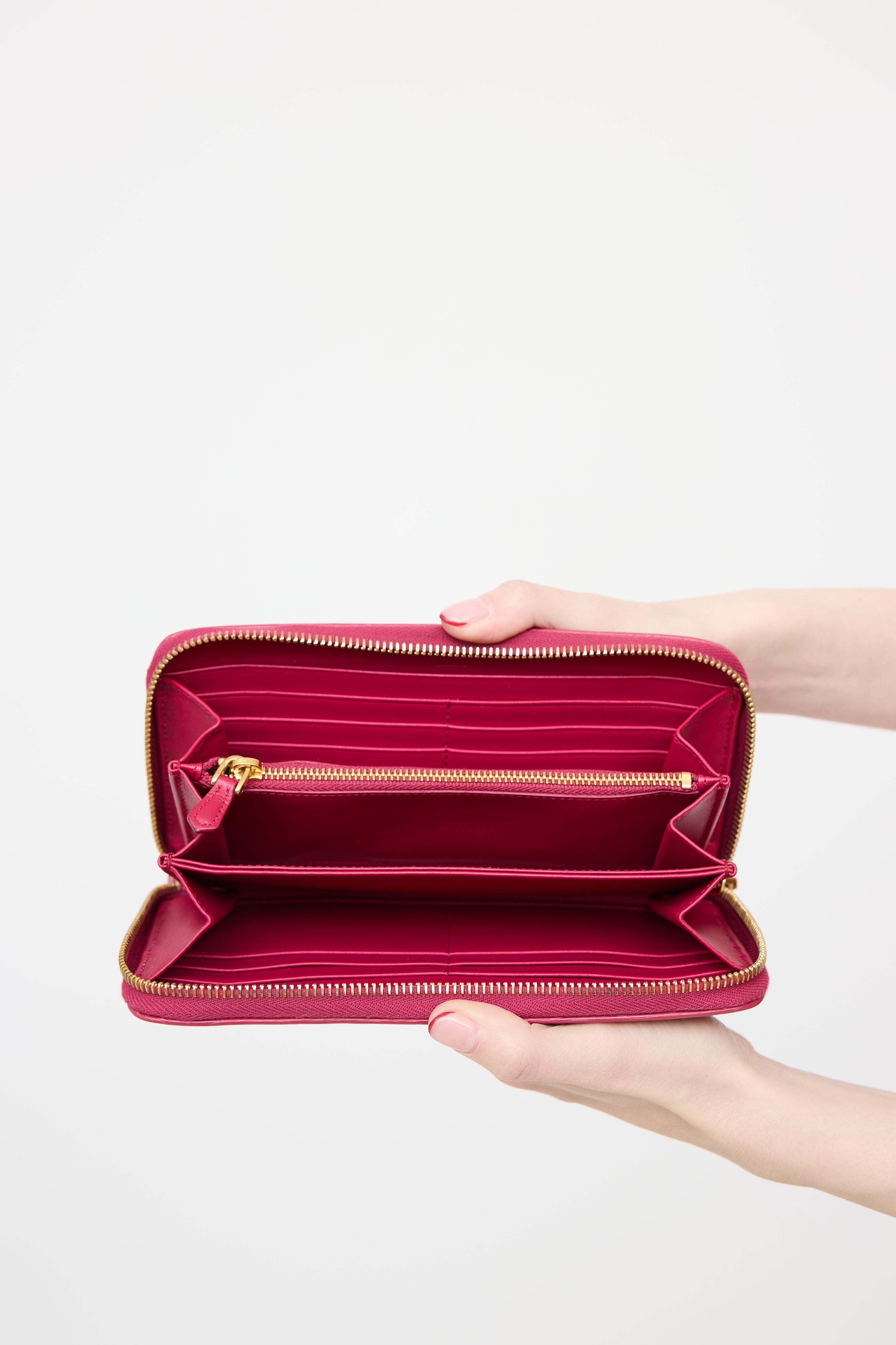 Prada Vitello Move Leather Wallet