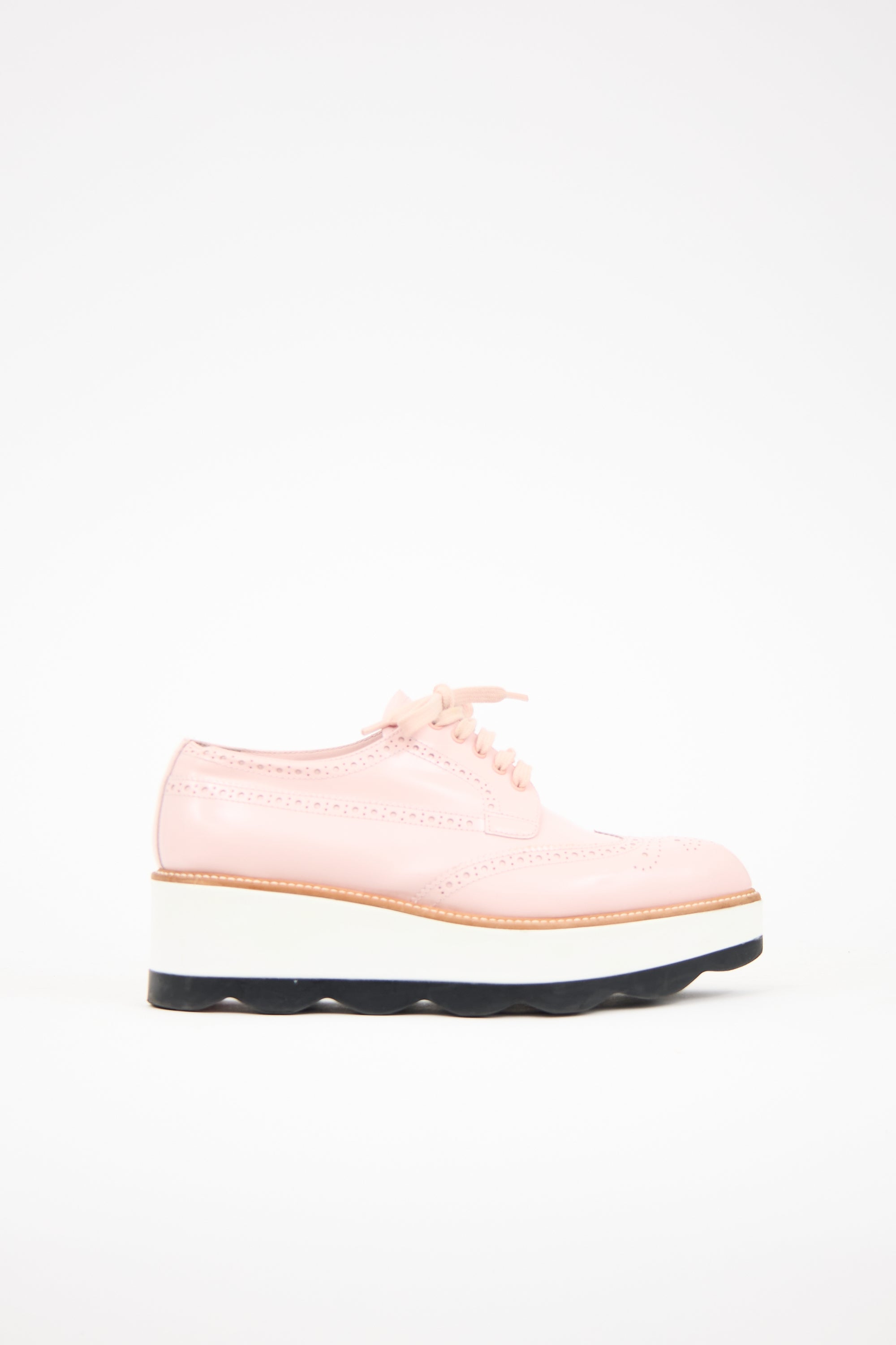 Prada Leather Platform Oxford