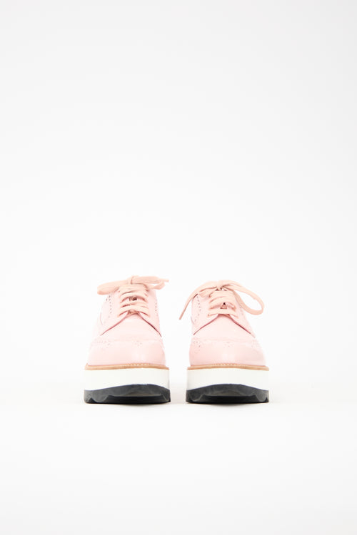 Prada Leather Platform Oxford