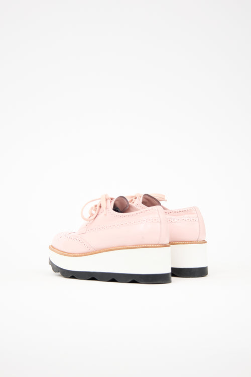 Prada Leather Platform Oxford