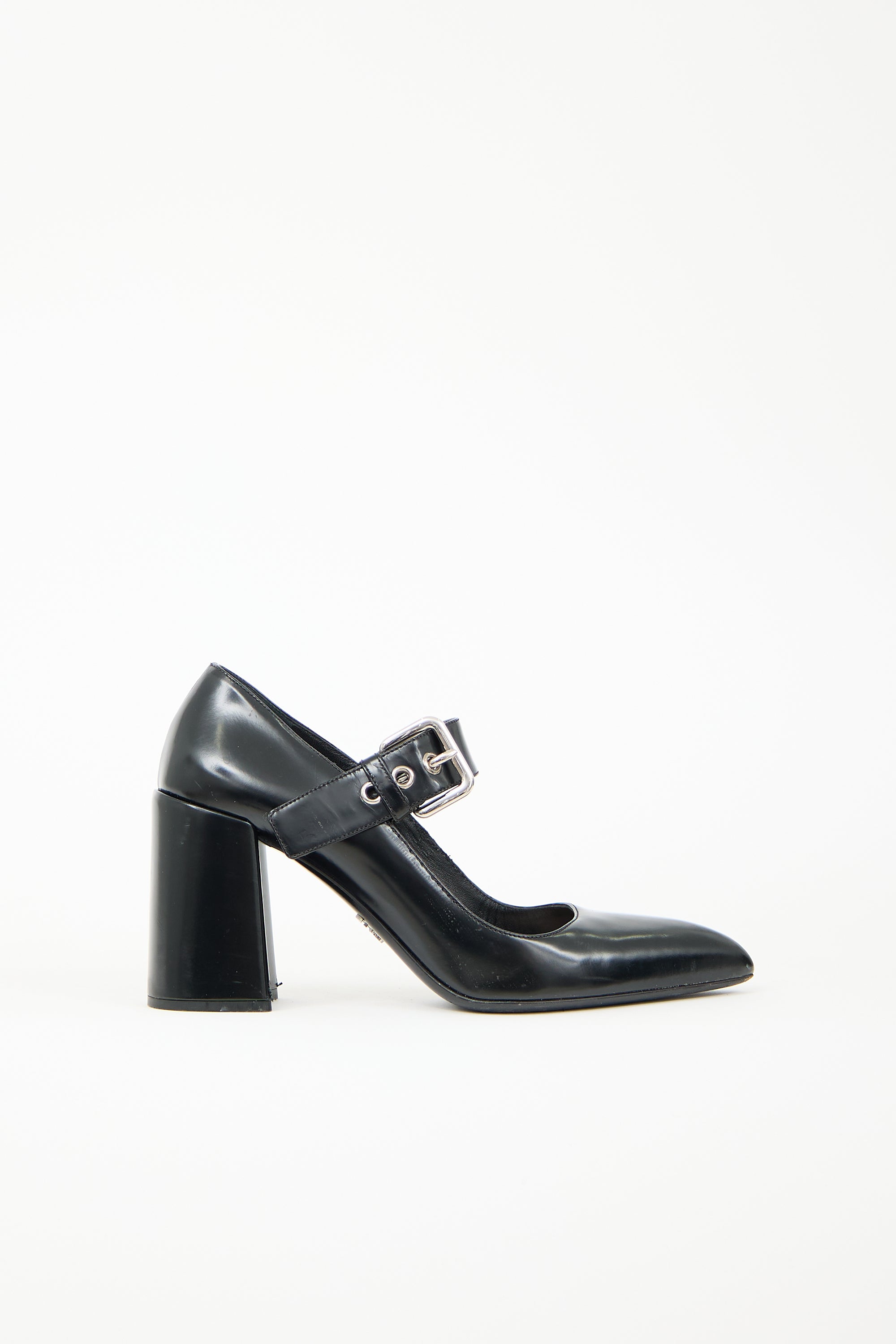 Prada Leather Mary Jane Pump