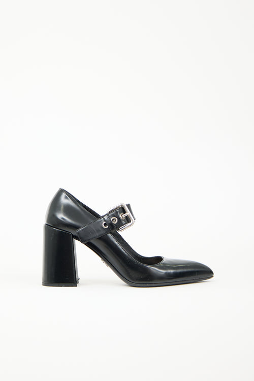 Prada Leather Mary Jane Pump