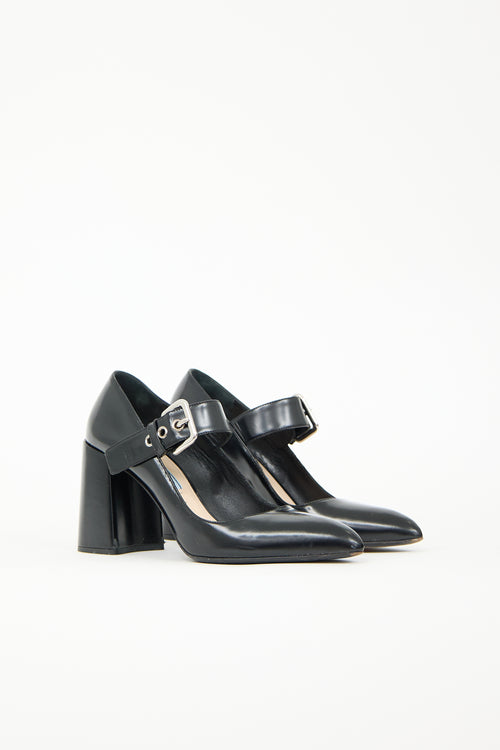 Prada Leather Mary Jane Pump