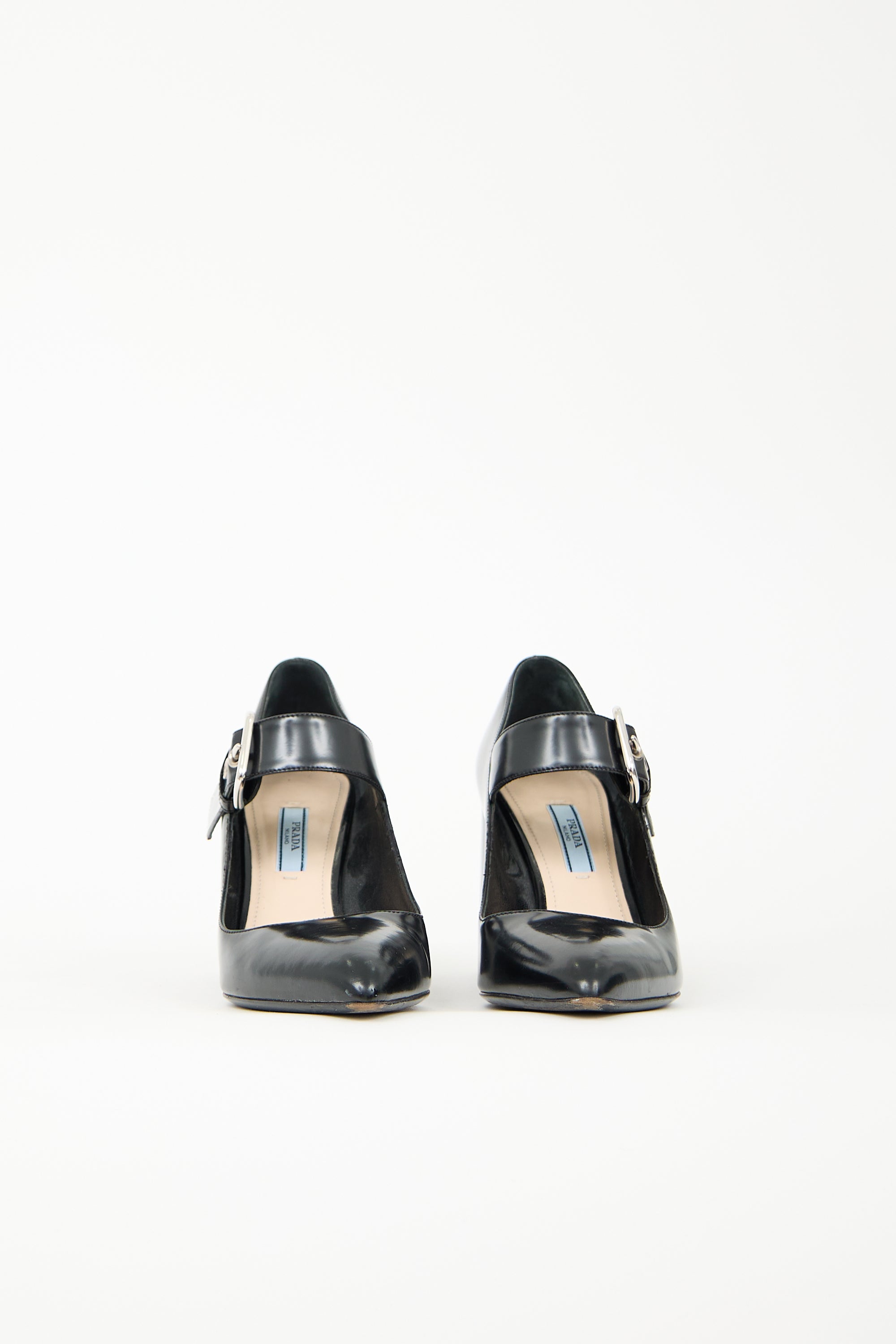 Prada Leather Mary Jane Pump