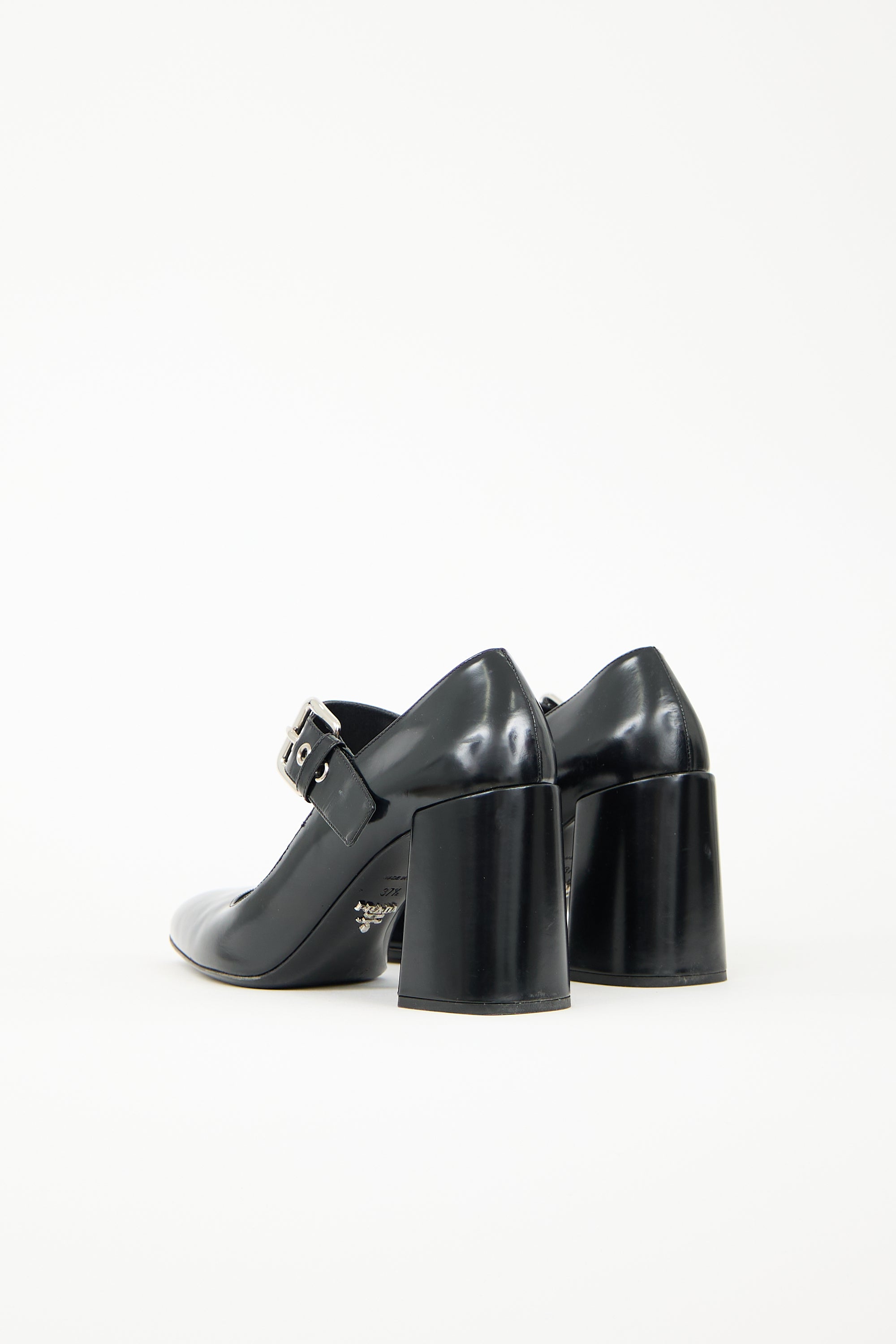 Prada Leather Mary Jane Pump