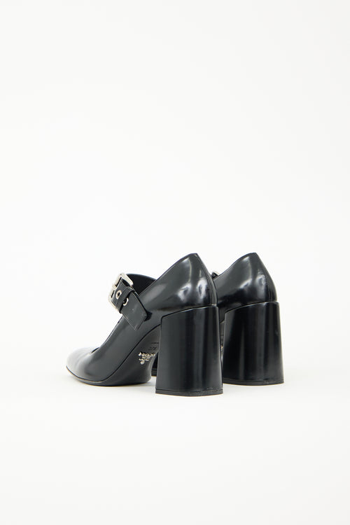 Prada Leather Mary Jane Pump