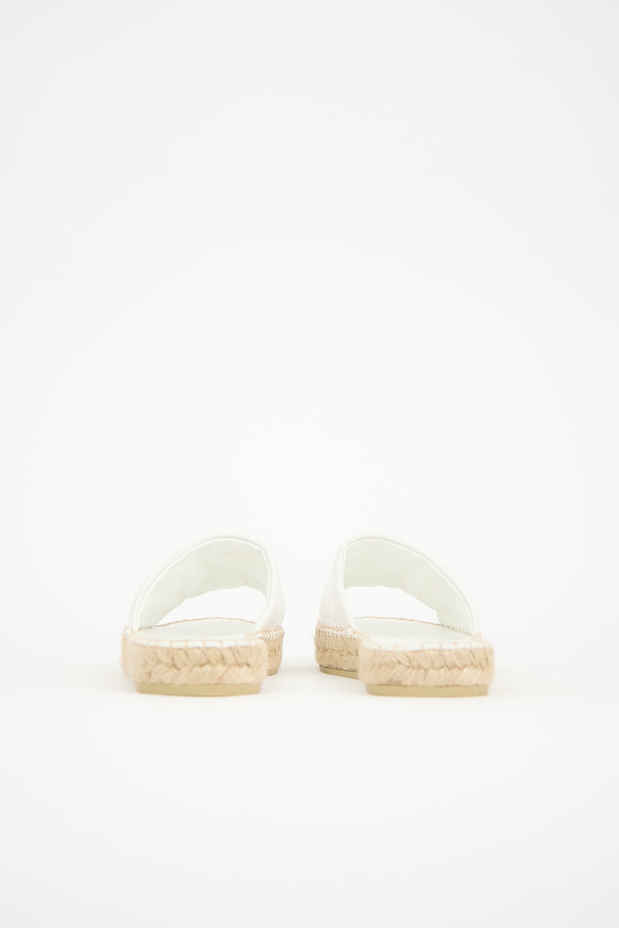 Prada Quilted Leather Logo Slide