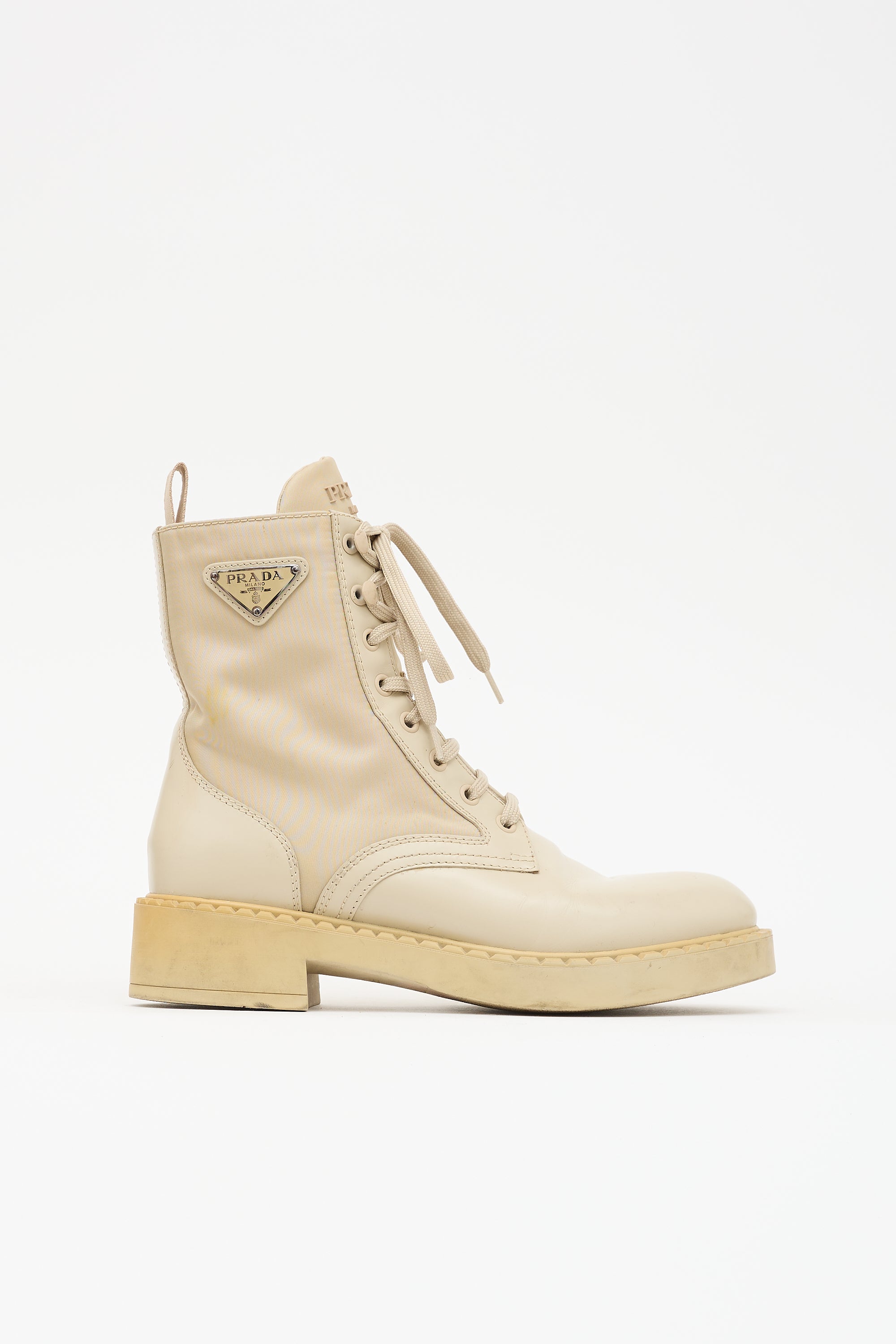 Prada Re-Nylon Combat Boot