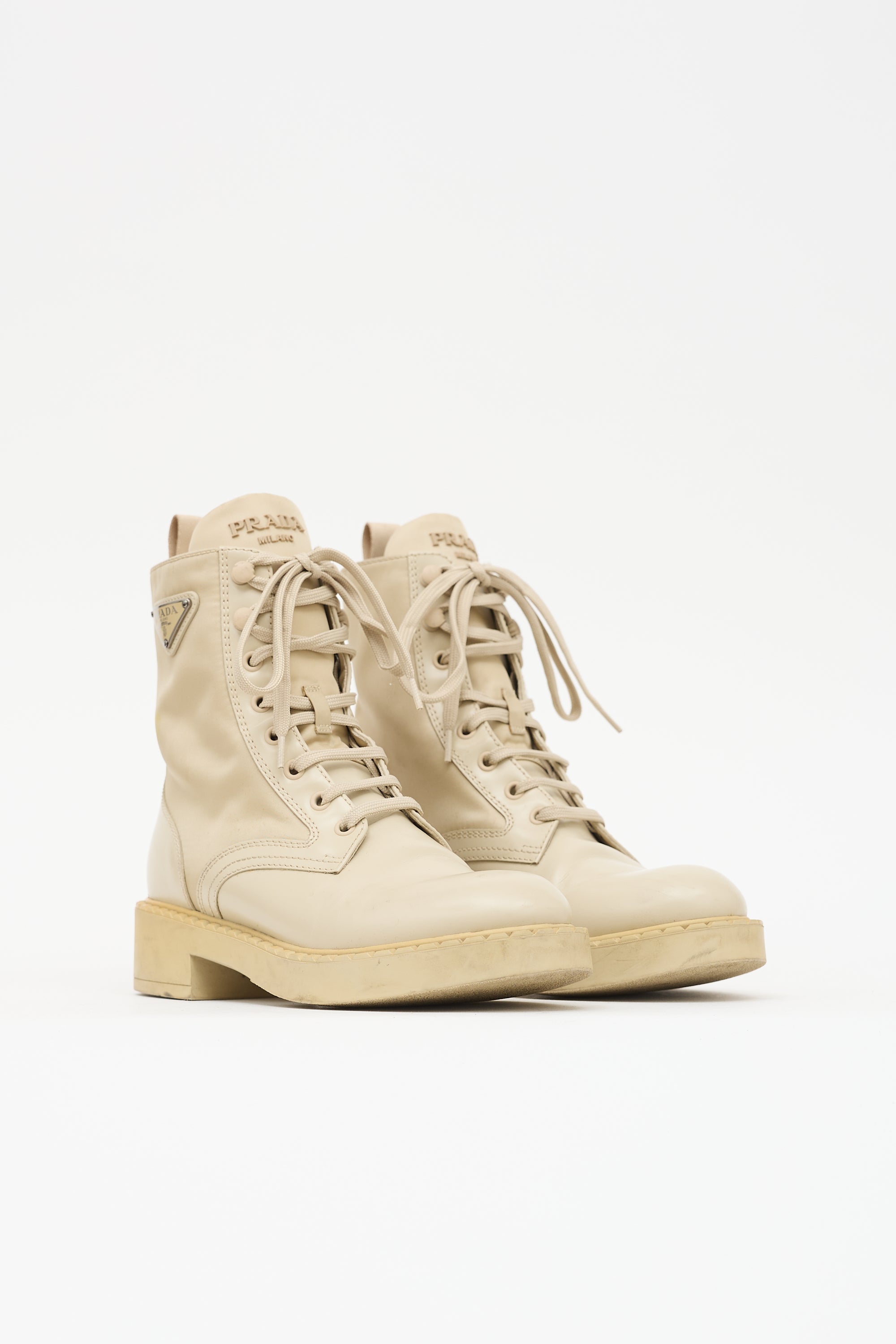 Prada Re-Nylon Combat Boot