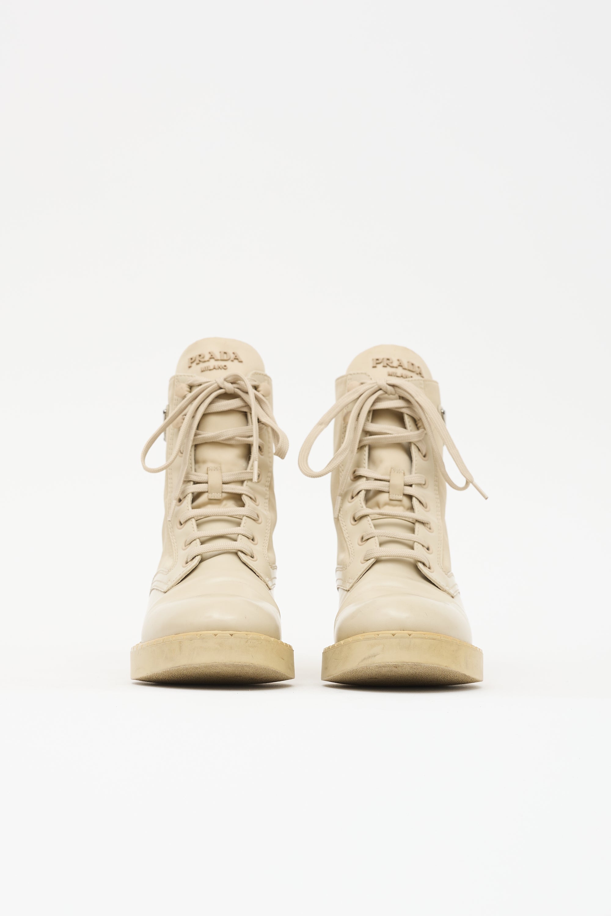 Prada Re-Nylon Combat Boot
