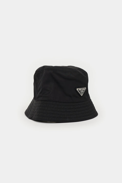 Prada Re-Nylon Logo Bucket Hat