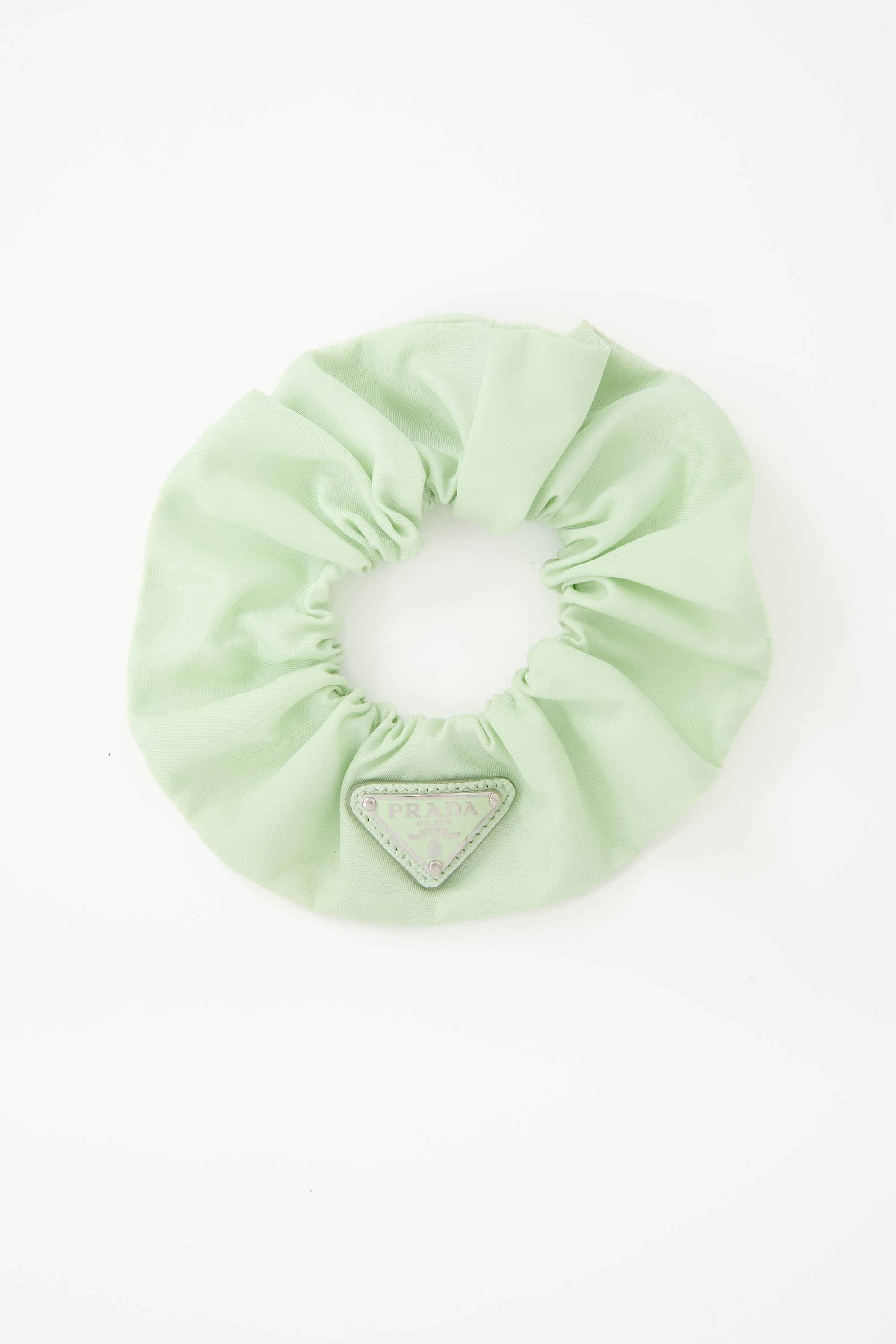 Prada Re-Nylon Logo Scrunchie