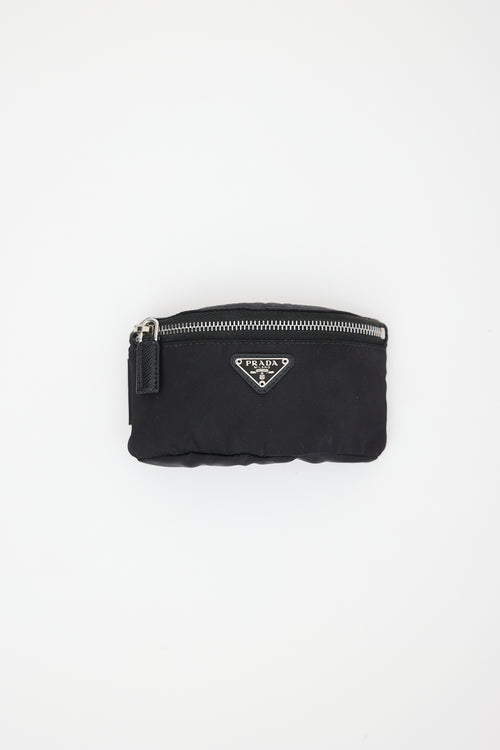 Prada Re-Nylon Logo Travel Zip Pouch