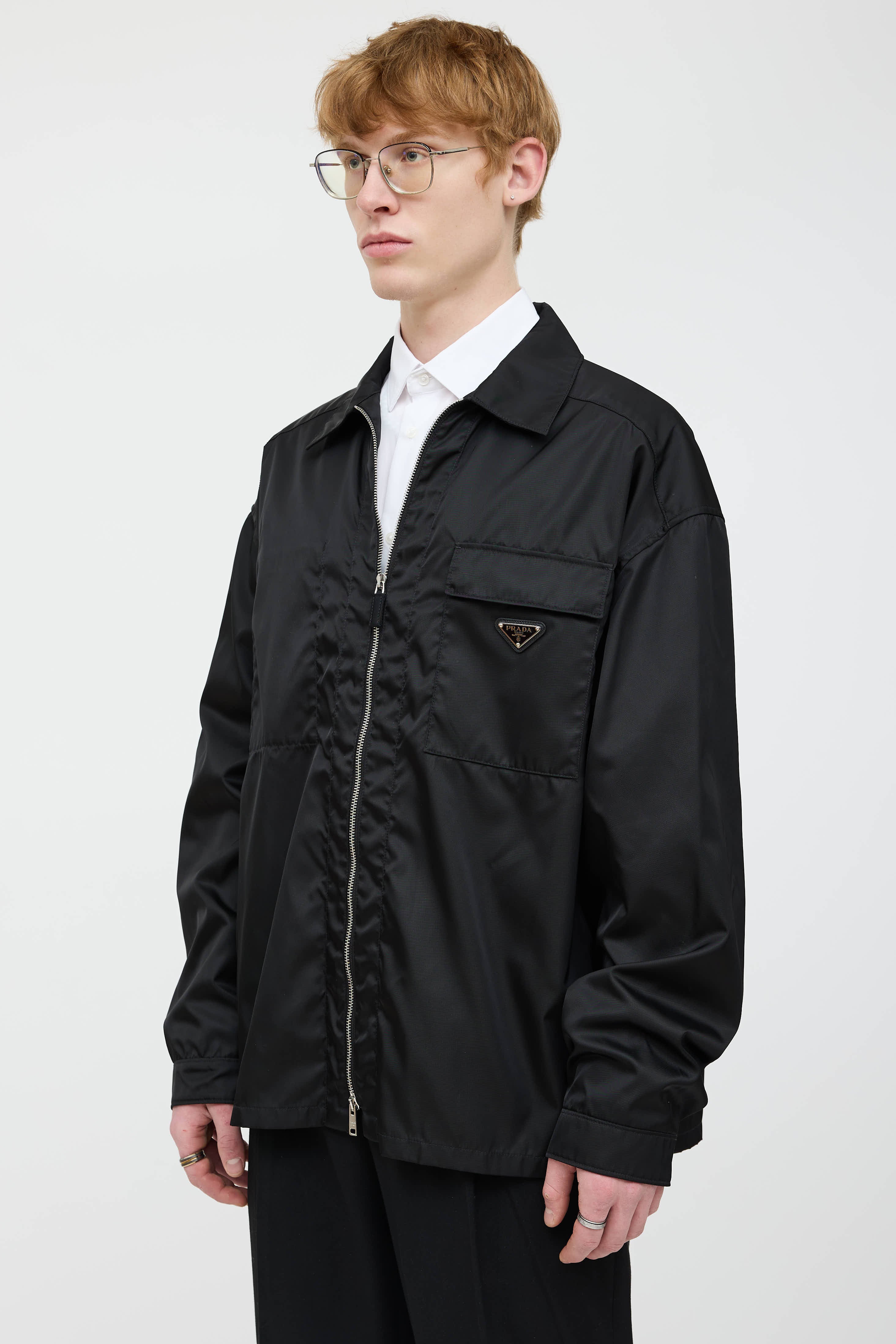 Re-Nylon Zipped Shirt