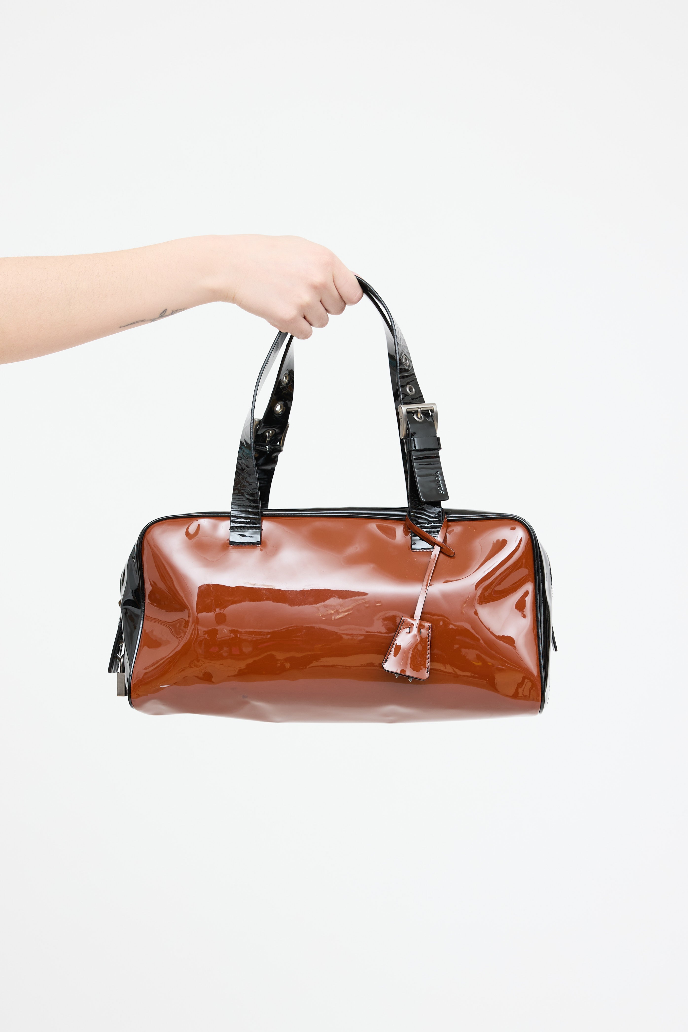 Prada Vinyl Shoulder Bag