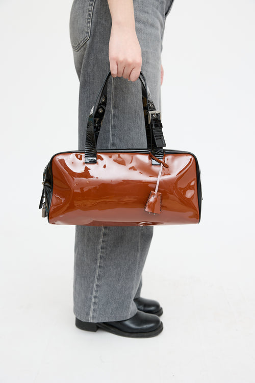 Prada Vinyl Shoulder Bag