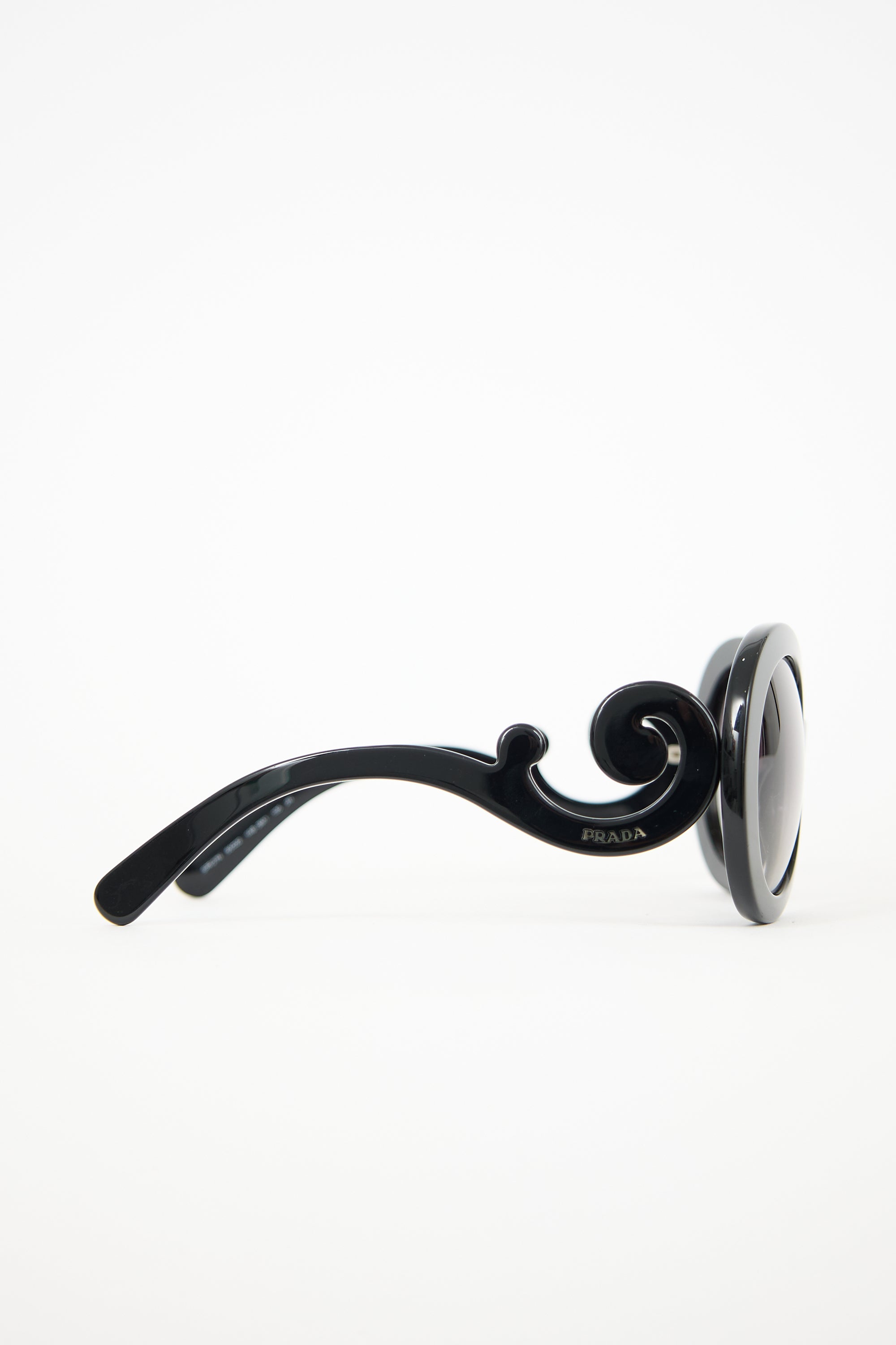 Prada SPR27N Baroque Round Sunglasses
