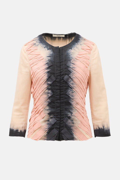 Prada SS 2004 Dip Dyed Jacket