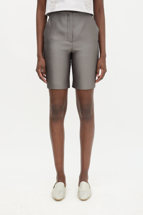Prada SS 2010 Satin Bermuda Shorts