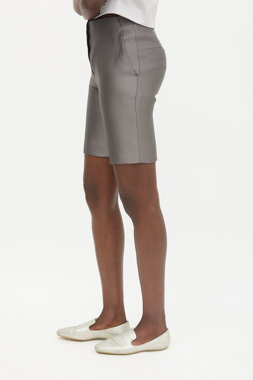 Prada SS 2010 Satin Bermuda Shorts