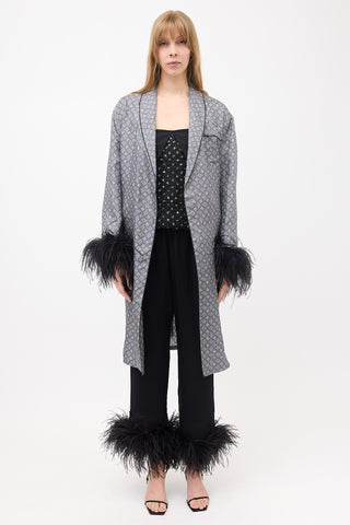 Prada SS 2017 Silk Printed Robe