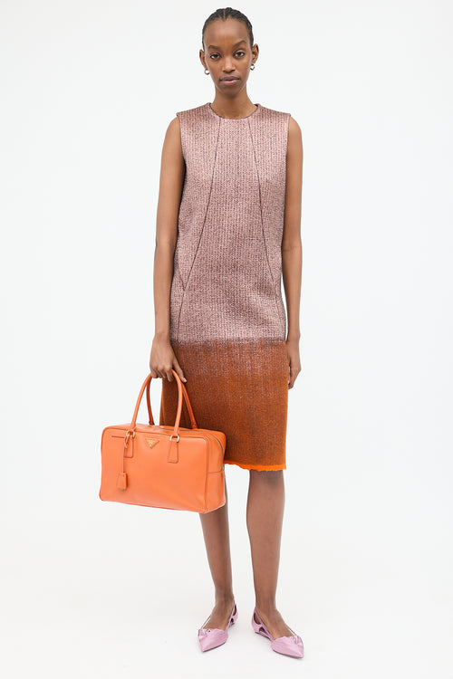 Prada Saffiano Leather Bauletto Bag
