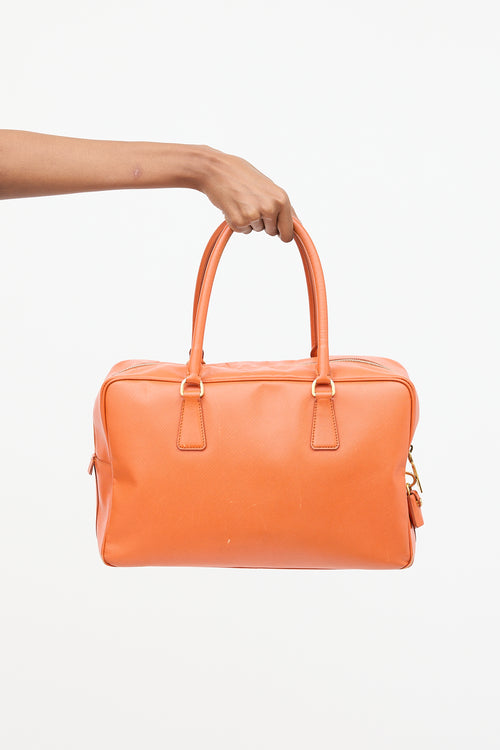 Prada Saffiano Leather Bauletto Bag