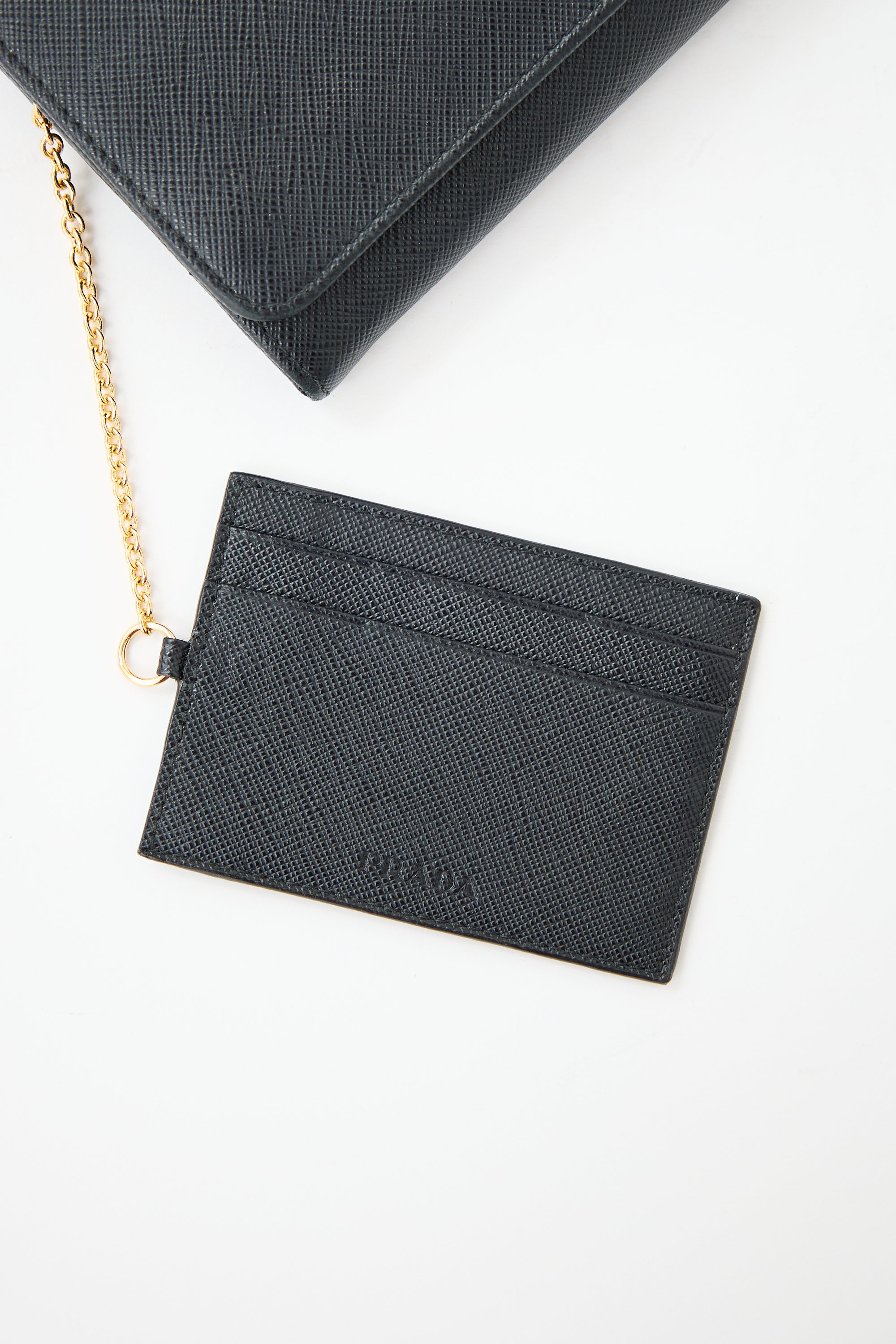 Prada Saffiano Leather Long Wallet