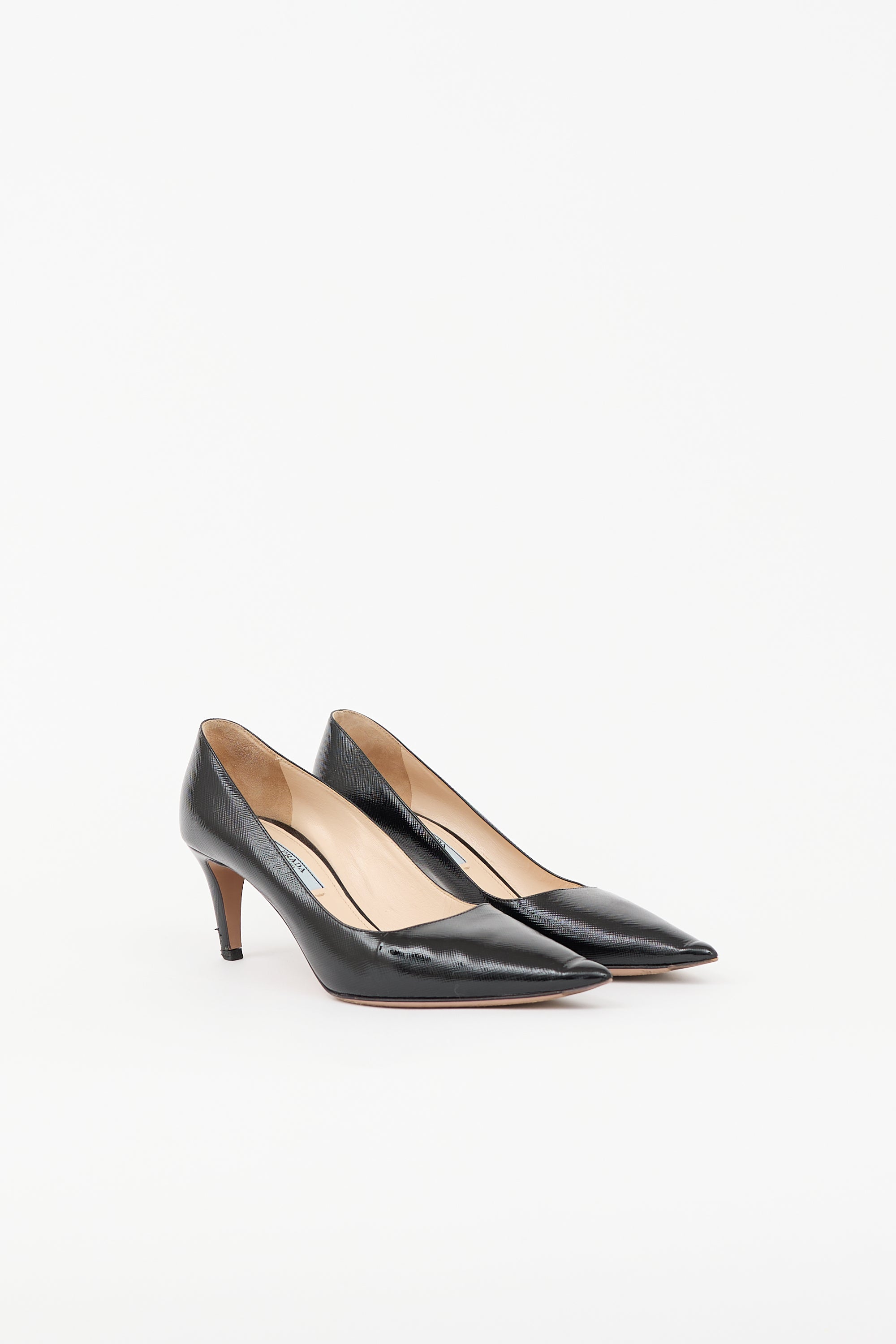 Prada Saffiano Leather Pump