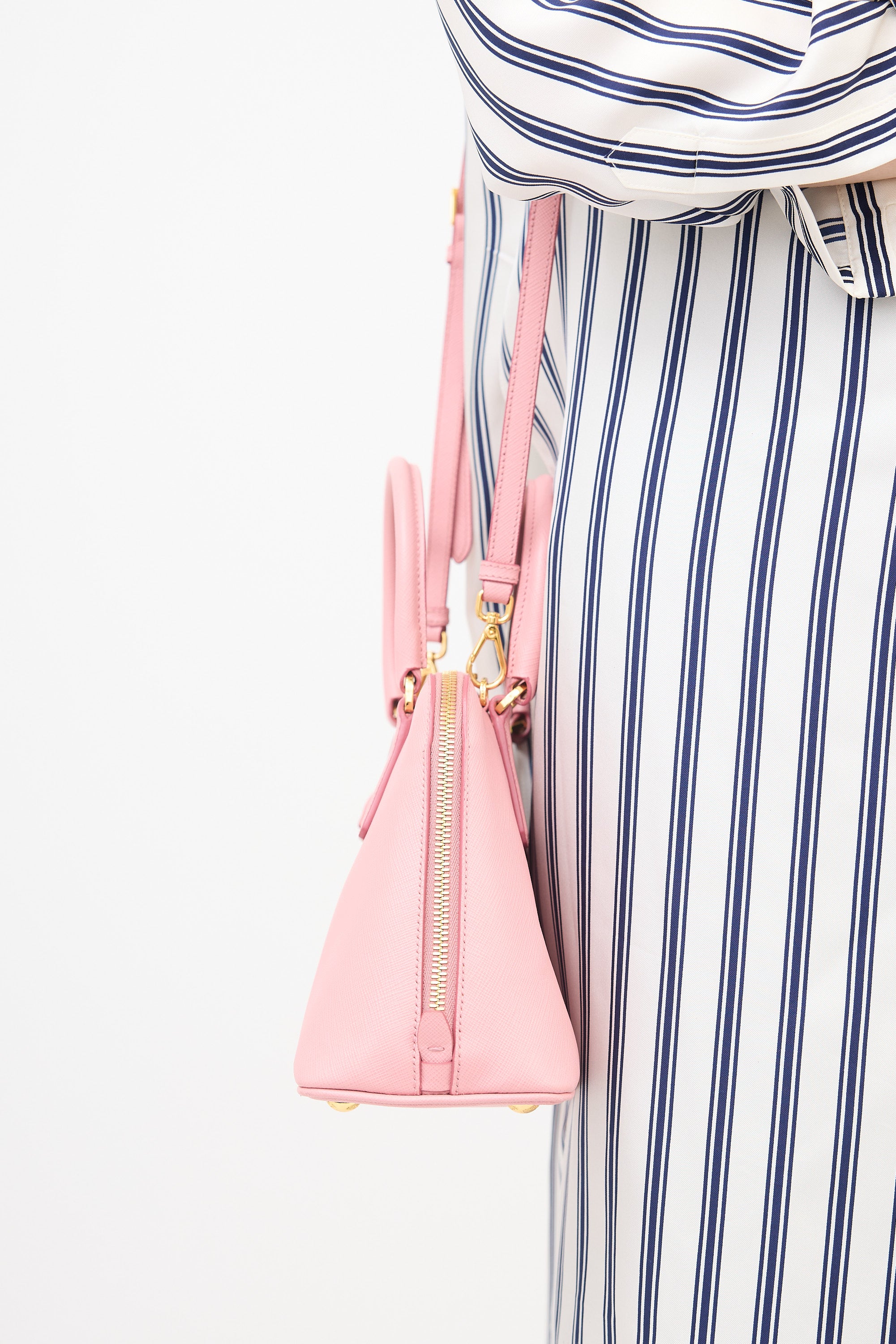 Prada Saffiano Leather Small Promenade Bag
