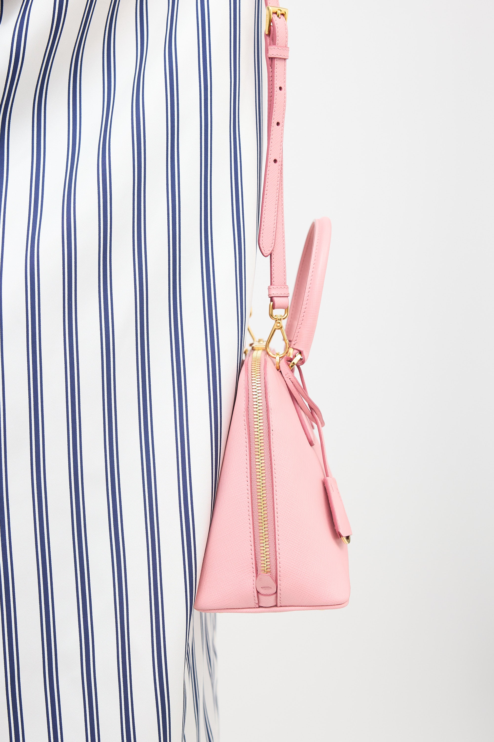 Prada Saffiano Leather Small Promenade Bag