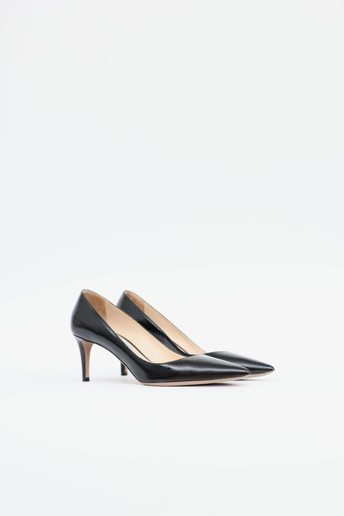 Prada Saffiano Pointed Toe Pump