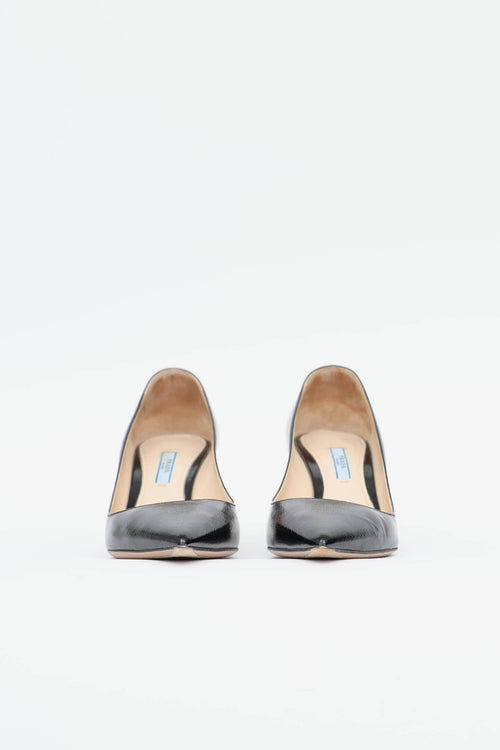 Prada Saffiano Pointed Toe Pump